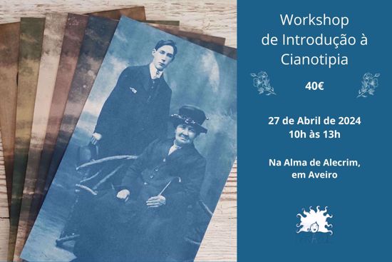 Imagem de Workshop de Cianotipia, Aveiro (27/04/2024)